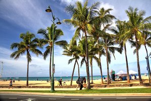 Waikiki Beach - From the Street